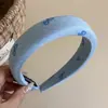 Diadema Rayada con Diseño de Corona Alta, Estilo Sal Marina, Tela de Sarga de Lunares, Diadema de Moda de Esponja, Accesorio para el Cabello