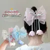 Corona Infantil Moño Grande Perla Goma para el Pelo Súper Hada Tulipán Borla Cuerda para el Pelo para Moño de Niñas Accesorios para el Cabello Cuerda para la Cabeza