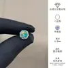 Pendientes de Acero de Titanio 316L con Flor Degradada para Perforación de Oreja, Hélice y Cartílago, Producto Terminado