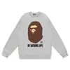Sudadera Camuflada de Marca de Moda Transfronteriza de Comercio Exterior para Hombre Otoño e Invierno Manga Larga Estampado de Letras Holgada Cuello Redondo Pulóver Top Casual