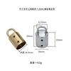 Saco de acessórios de hardware de bagagem de sino redondo acessórios de borla de hardware decorativo de metal pequeno balde de sino atacado
