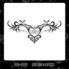 Adesivos de Tatuagem Populares Bg Herbais Transfronteiriços com Desenhos de Asa e Borboleta para Braços e Pulsos, Adesivos Personalizados da Moda, Atacado da Fonte