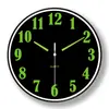 Reloj de Pared Luminoso de 8 Pulgadas Sala de Estar Simple Moderno Silencioso Reloj Decorativo Reloj de Pared Comercio Exterior Transfronterizo Al por Mayor