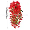 Flor Artificial Transfronteiriça Eucalipto Glória da Manhã Exterior Pátio Pendurado Rattan Decoração de Casamento para Casa Rattan Pendurado na Parede Videira de Flores de Rattan