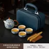 A Caixa de Presente Ru Yao Travel Kung Fu Tea Set é um presente para clientes, pais e idosos, e uma lembrança para eventos de negócios.