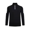 Camiseta Deportiva Versátil de Cuello Alto con Media Cremallera Estilo 2026 Polo Artístico de Moda Ropa Deportiva para Hombre Estilo Minimalista Japonés Ins