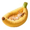 Cama banana para Corgi para cães e gatos de porte pequeno e médio, colchão para pet, cama quente de inverno para gatos, cama banana