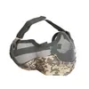 V2 Equipo Guardián Malla Metálica Media Cara Máscara Protectora Paintball Airsoft Máscara Camuflaje Ciclismo Camuflaje Tendencia