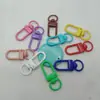 Venta Directa de Fábrica de Broche Pequeño de 3 Puntos de Colores Macarrón Forma de U Llavero Accesorios Colgante