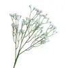 Flores de Gipsofila de Borracha Macia Branca, 108 Peças, Base para Arranjo de Parede de Flores para Casamento, Acessórios para Buquê de Mão, Adereços de Decoração para Casa, Flores Artificiais