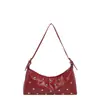 Bolso de hombro para mujer estilo coreano, de nicho y moderno, adornado con remaches, nueva colección 2026, estilo europeo y americano, bolso cruzado versátil