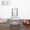 Jarrón de Vidrio Retro Estilo Chino, Jarrón de Vidrio para Arreglos Florales, Adorno de Jarrón Decorativo Pequeño y Fresco