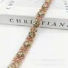 14 Colores en Stock, Modernos Cuentas Tubulares de Pedrería Hechas a Mano, Cuentas con Código de Barras, Cintas Bordadas, Accesorios para Ropa, Adorno de Encaje