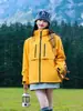 Jaqueta de Montanhismo para Exterior Masculina e Feminina Estilo Casal Outono e Inverno Nova Impermeável Corta-Vento Destacável Jacket Imprimível Masculino