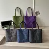 Bolso Casual Ligero Simple de un Hombro Gran Capacidad Bolso de Mano Japonés para el Trabajo Bolso de Tela Artístico Versátil Bolso Tote de Moda para Mujer
