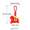 Pingentes Personalizados de Bolsa Pequena de Couro em Formato de Cavalo, Decorações Criativas, Presentes para Team Building, Acessórios de Vestuário, Processamento de Pingentes para Celular
