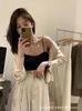 METWO top cropped de alça para país insular, sutiã, roupa íntima de verão, esportivo, cobrindo os seios, látex, respirável, peça única com alça para mulheres