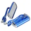Espejo retrovisor para bicicleta de montaña aleación de aluminio reflector para coche eléctrico espejo de seguridad para manillar espejo retrovisor accesorios para bicicleta