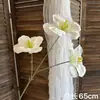 Flores de Casamento Brancas Simulação Flores de Casamento Arranjo de Cena Flores Artificiais Paisagismo Flores de Fileira no Chão Decoração Suave Arte Floral Arranjo de Flores Rosas