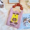 Bolsa de mão de atacado de fábrica em nome de mulheres, nova bolsa de malha para celular, bolsa de amor vermelha, bolsa mensageiro, mini bolsa