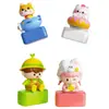 Nuevo Sello Infantil para Niñas, Personaje de Dibujos Animados, Material Fotosensible, Sello con Nombre para Ropa, Sello Impermeable y que no se Borra