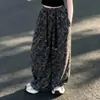 Pantalones Ligeros con Estampado de Leopardo para Niñas 2026 Nuevo Estilo de Verano para Niños Mayores, Pantalones de Pierna Ancha Frescos y Transpirables, Pantalones para Exteriores a Prueba de Mosquitos para Niños