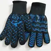 Fabricantes de barbacoas suministran directamente guantes protectores de seguridad para horno de alta temperatura 500 grados de algodón, horno microondas, barbacoa