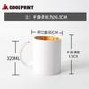 Taza de transferencia de calor flores horneadas recubrimiento navideño taza de cerámica taza taza DIY regalo regalo de vacaciones