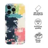 Pintura al Óleo Abstracta de Colores Contrastantes Artísticos Manzana 17 Funda para Teléfono Película de Proceso de Transferencia de Calor Funda Cubierta Protectora para iPhone 13