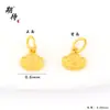 Accesorios DIY de Oro Arena Estilo Antiguo de Larga Duración y Sin Decoloración, Colgante de Cabeza de Toro que Atrae la Fortuna, Accesorios de Oro Arena de Moda y Versátiles, Cuentas Separadoras
