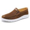 2023 Novos sapatos de pano velhos de Pequim sapatos de lona masculina slip-on loafers low-top non-slip wear-resistant dad shoes