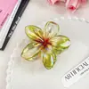 YHJ accesorios para el cabello europeo y americano nuevo clip de huevo de colores clip de flor pinza de tiburón para mujer tocado de vacaciones en la playa