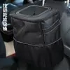 Cubo de Basura para Coche, Bolsa de Almacenamiento Colgante para Respaldo de Asiento, Cubo de Basura para Coche Impermeable Tipo Cremallera de Tela Oxford 600D