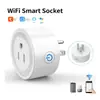 Enchufe Inteligente de Graffiti Europeo, Británico y Americano Wifi Temporizador Voz Control Remoto Alexa App Móvil Transfronteriza