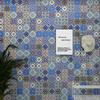 Azulejos de Flores Coloridas 150X150 Entrada de Restaurante B&B Fondo Azulejos de Flores Pequeñas Fachada de Escaleras Parquet Azulejos de Pared