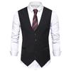 2023 comércio exterior venda quente estilo Beckham coreano slim fit terno colete colete de negócios masculino colete de lazer britânico