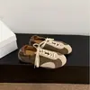 Tênis de Treino Ballet Color Block Retro Alemão Feminino 2026 Outono Nova Chegada Couro Genuíno Versátil Sola Plana Esportivo Casual Feminino