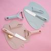 Tabla de cortar con forma de manzana para dormitorio, cuchillo pelador, cuchillo para fruta de acero inoxidable, tabla de cortar para cocina, juego de cuchillos de regalo, personalizado