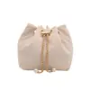 Moda Personalizada Pequeño Tesoro Popular Cadena de Cordón Bolso Pequeño para Mujer Otoño/Invierno 2026 Nuevo Estilo Coreano Bolso Cubo