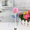 Decoração de bolo de aniversário redonda com bola de lantejoula redonda, plug-in, suprimentos de panificação, plug-in, decoração de mesa de sobremesa de celebridade da internet