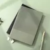 Cuaderno de cuero suave de sarga tamaño A5 transfronterizo, bloc de notas de oficina de negocios personalizado, cuaderno de regalo escolar y para empresa