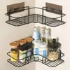 Estante de Almacenamiento para Montar en Pared sin Taladro Gancho Adhesivo, Parche Adhesivo Cepillado Fuerte sin Rastro, Gancho Adhesivo de Alta Capacidad de Carga, Gancho de Clavo sin Rastro