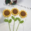 Girasol Tulipán Clavel Nomeolvides Rosa Lavanda flor artificial ramo falso de lana regalo