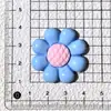 Accesorios Brillantes de Resina de Girasol DIY Charms para Zapatos Ropa Botella de Agua Pasador Gomita para el Cabello Pegatinas Decorativas