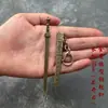 Espada de Metal Espada de Ángel Corazón de Polvo tamaño pequeño Modelo de Arma Fría Mini Espada Pequeña para Niños Colgante Llavero