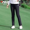 Fornecimento direto da fábrica PGM calças de golfe forradas com fleece calças de primavera femininas alta elasticidade calças esportivas