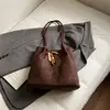 Bolso de axila vintage de gamuza para otoño e invierno para mujer, gran capacidad, nuevo modelo 2026, bolso tote de moda de alta gama para el día a día