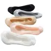 Calcetines Invisibles Tipo Barco de Seda de Hielo de Corte Bajo para Mujer, Antideslizantes, No se Resbalan, Suela de Algodón Ultradelgada para Primavera y Verano, Calcetines Cortos Versátiles al por Mayor