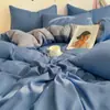 Conjunto de Roupa de Cama Universal de Quatro Peças em Cor Sólida para Todas as Estações, Lençol, Capa de Edredom, Conjunto de Três Peças para Dormitório de Estudante, Novo Modelo 2026