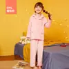 Pijama de isla de forro polar para niños, conjuntos de franela de otoño e invierno para niños, forro polar de coral engrosado para niños mayores, oferta especial de liquidación